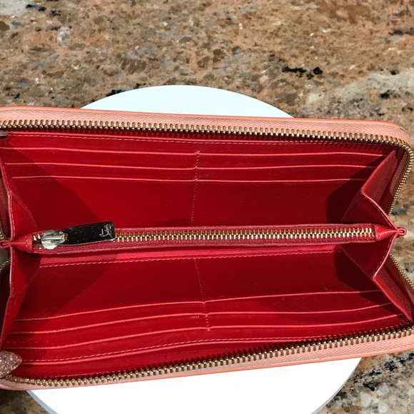 Christian Louboutin Panettone Studded Leather Zip Around Wallet 😍🔥🧡 - Picture 6 of 17